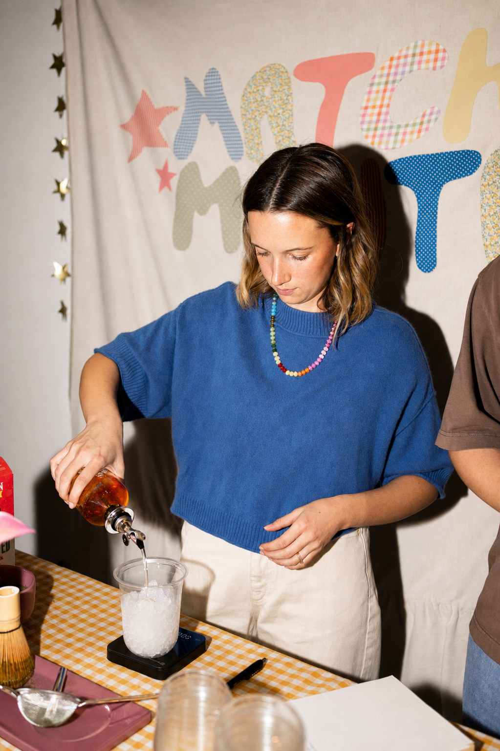 Matcha bar at an event